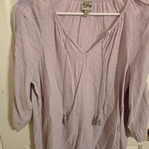 Como Vintage Women's Lavender Top
